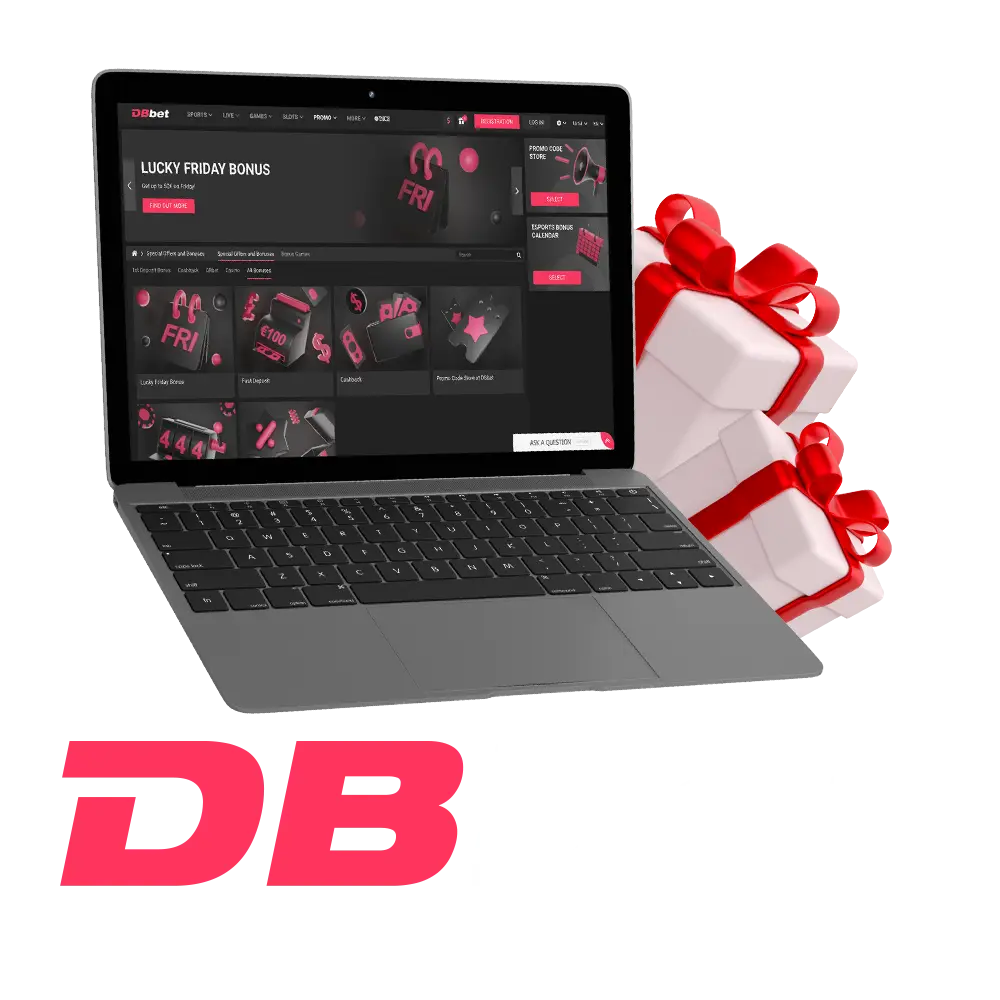 DBbet offers various bonuses for both new and regular players.