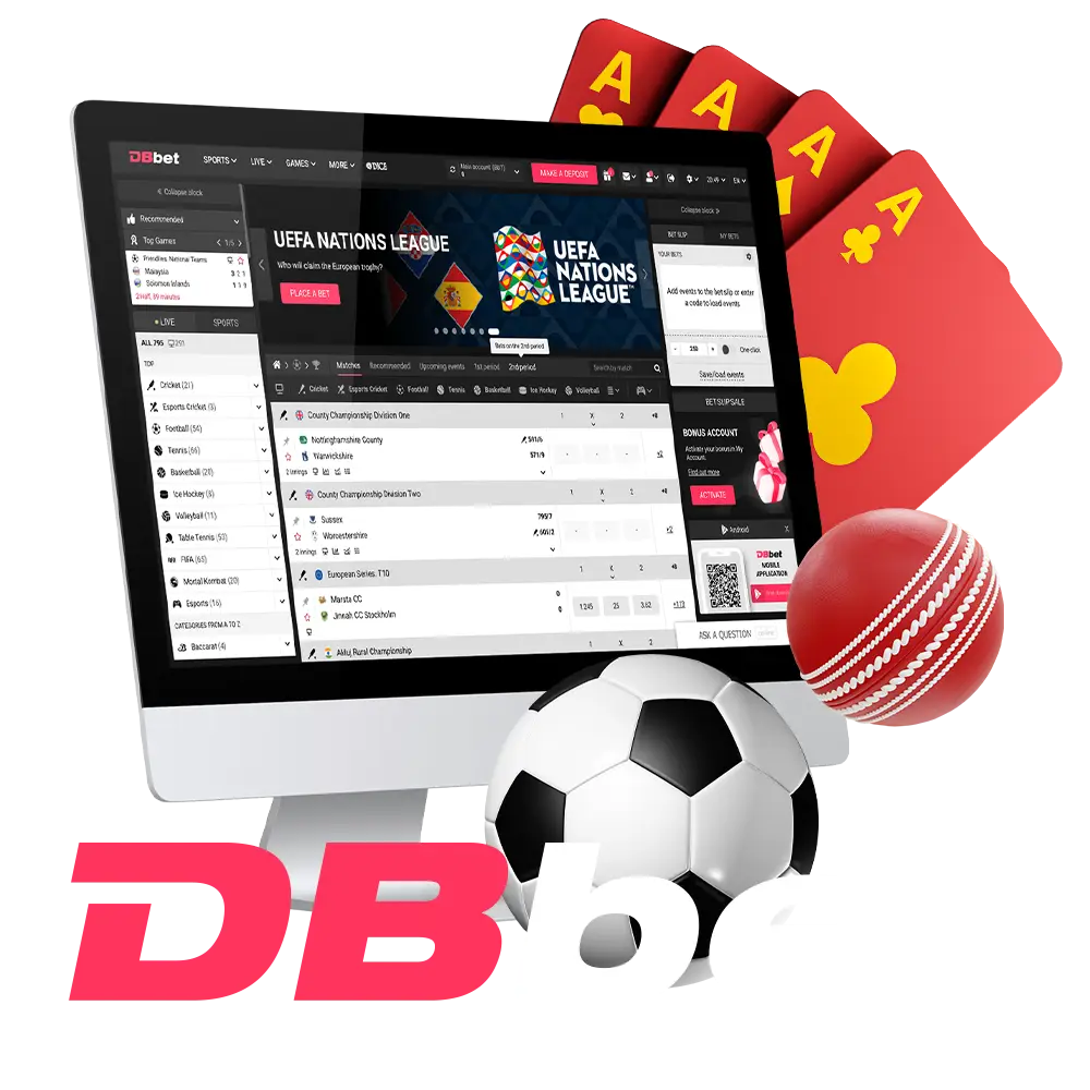 Doublebet offers bettors from Bangladesh wide sports line and various popular casino games.