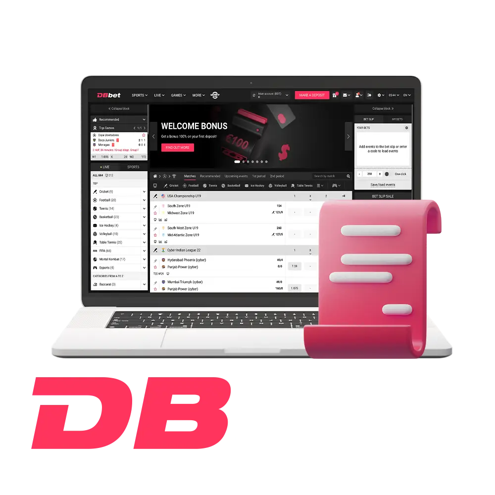 Get basic information about DBbet.