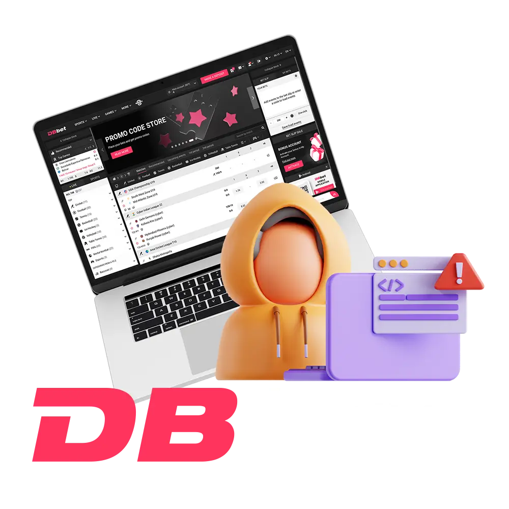 DBbet fights fraud and speaks out against the scam.