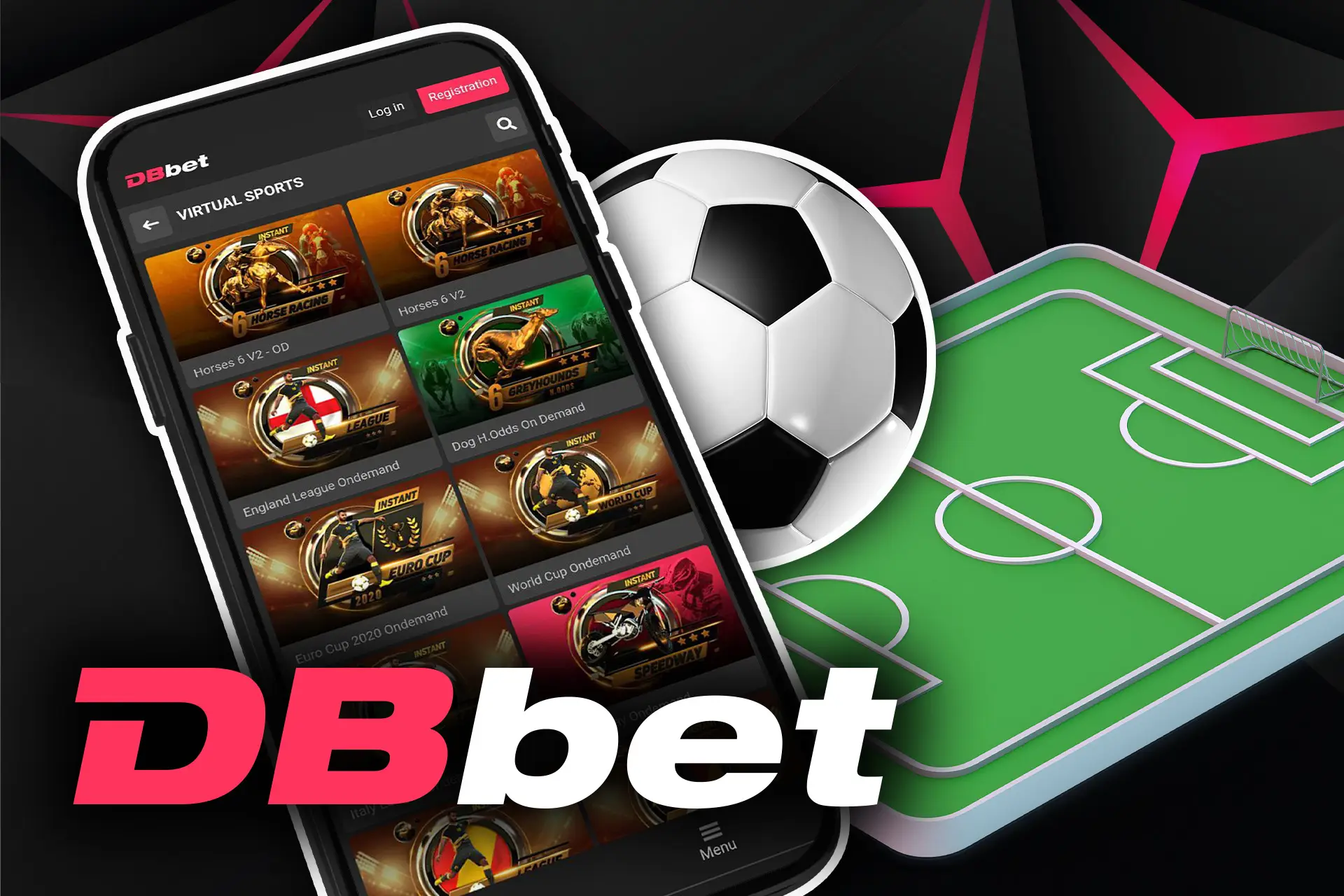 In the DBbet app, bet on virtual sports.