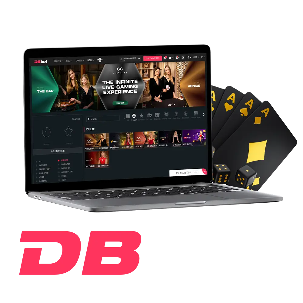 Play at DBbet Casino online.