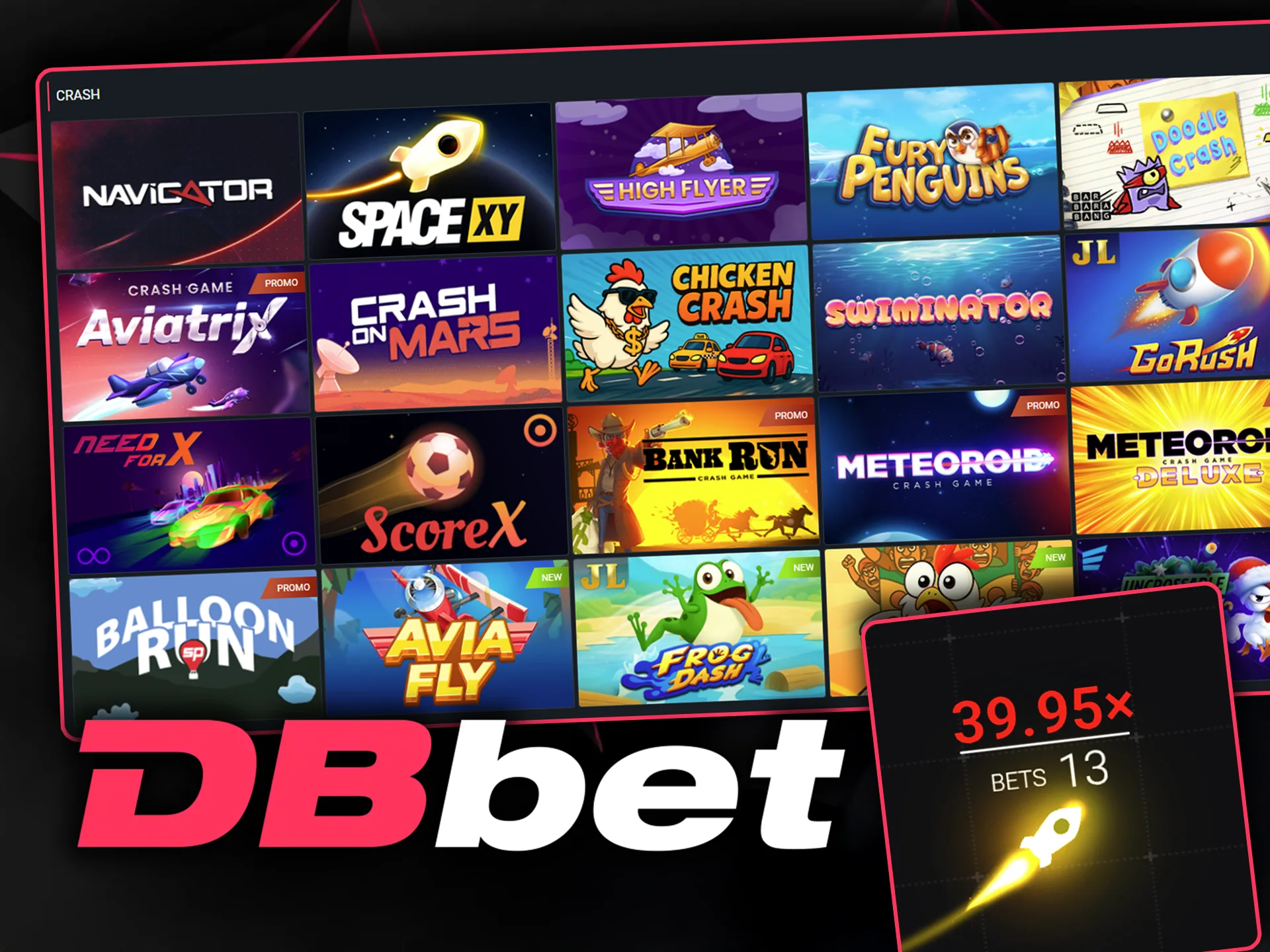Develop your own strategy to win in DBbet crash games.