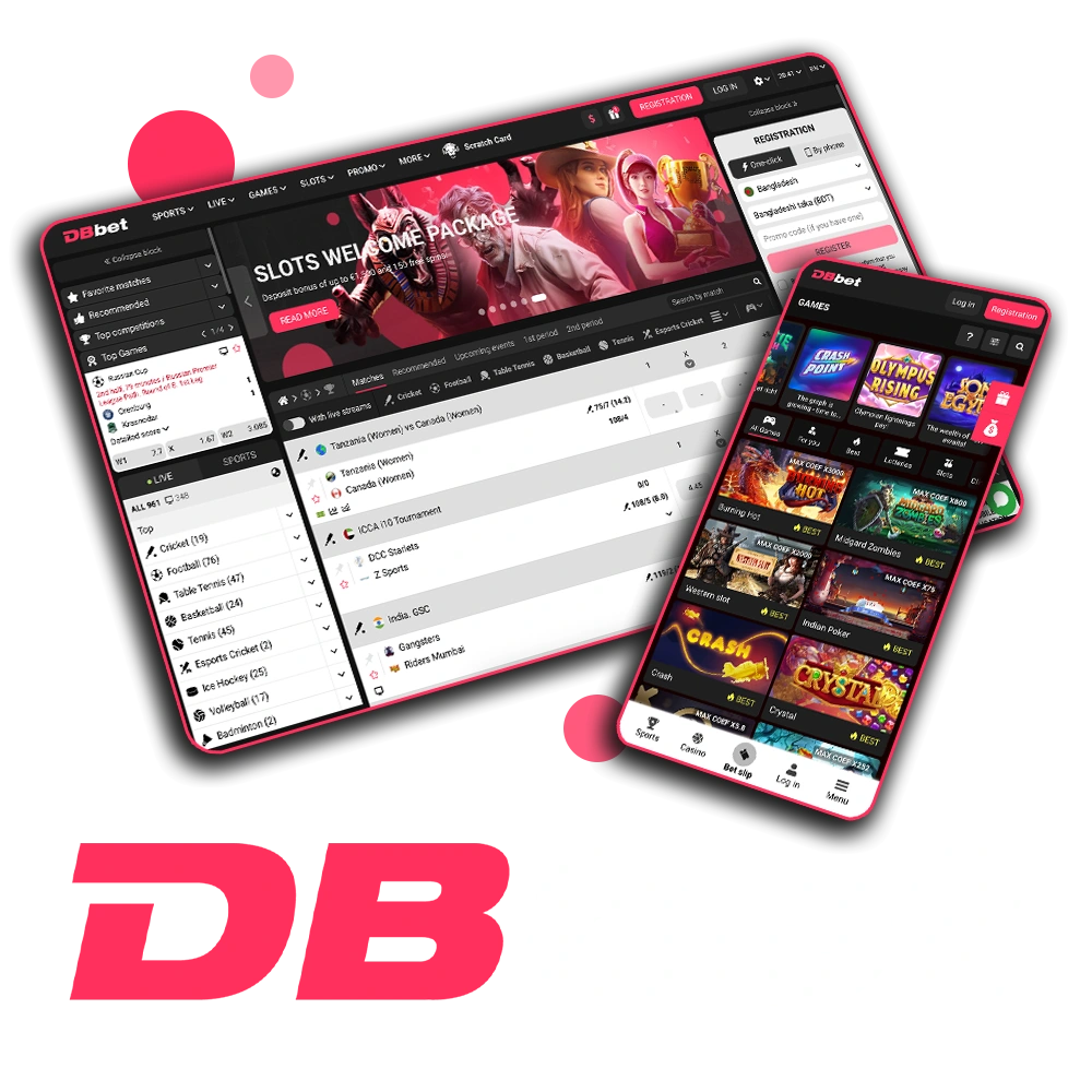 Doublebet offers bettors from Bangladesh wide sports line and various popular casino games.