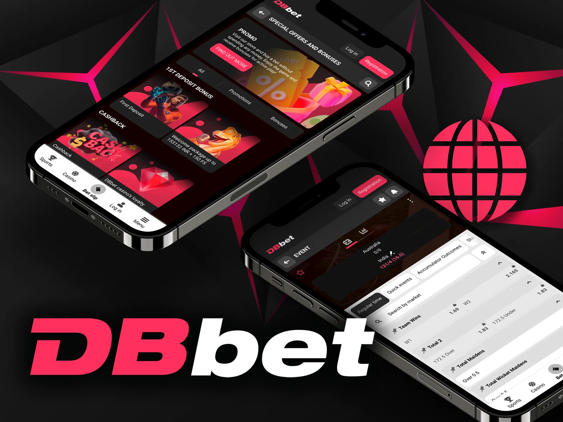 Access DBbet mobile website and start betting online.