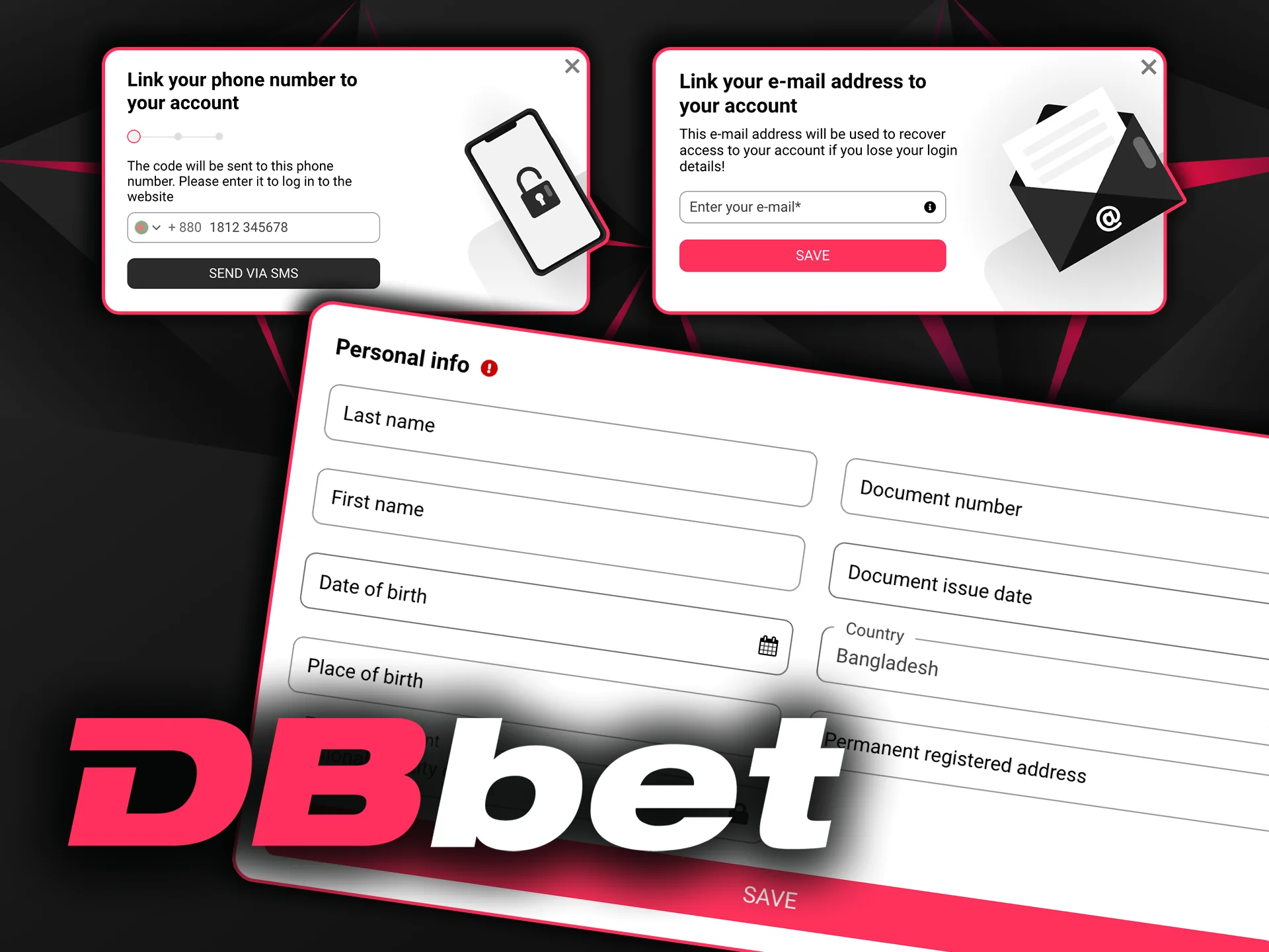 Complete DBbet verification quickly and start betting.