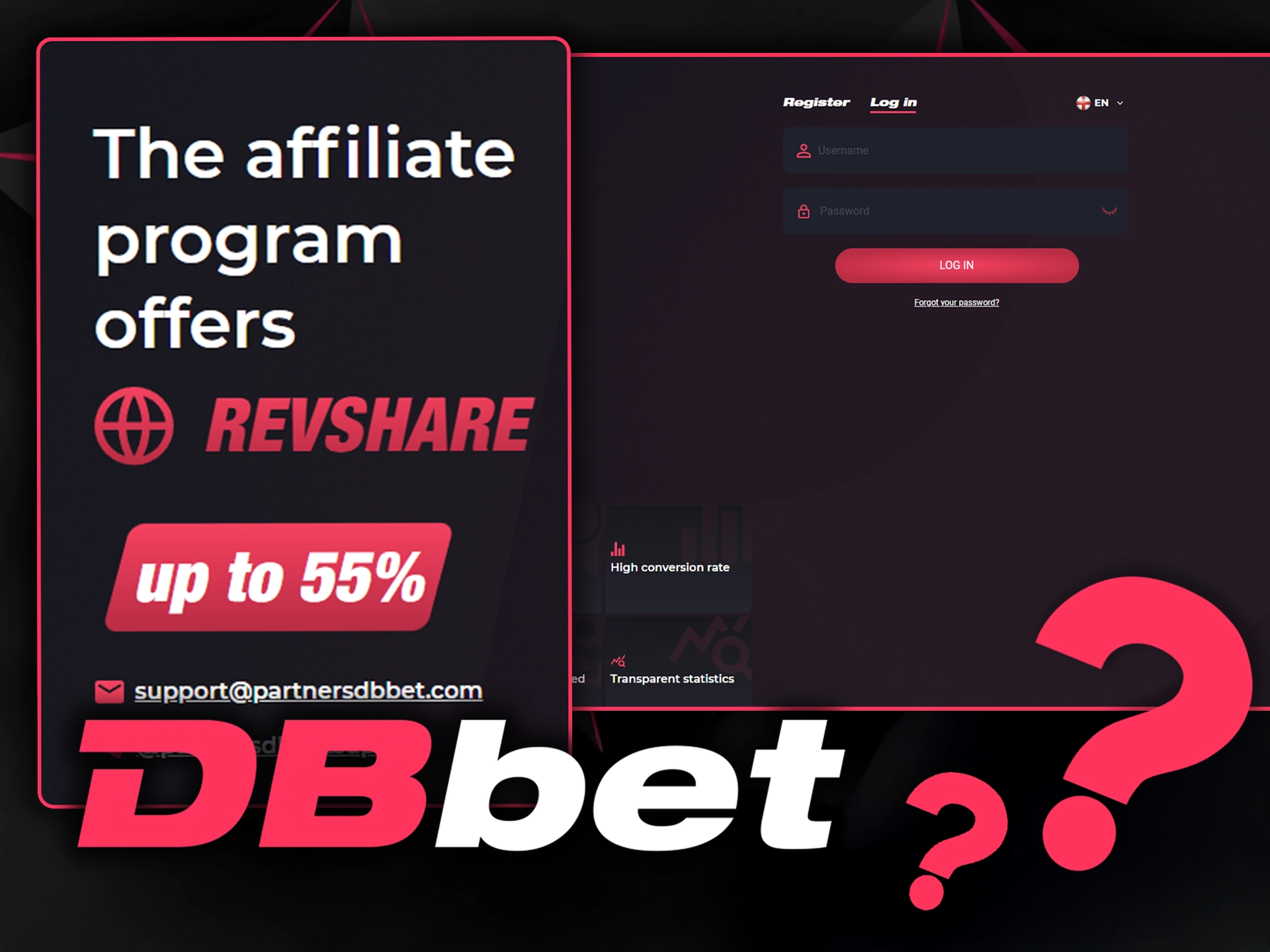 Check out the terms and conditions of the DBbet affiliate program.